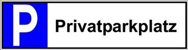 Privatparkplatz